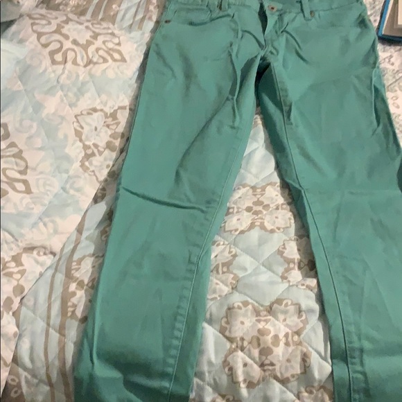 Levi’s Teal Skinny Jeans - Picture 4 of 4